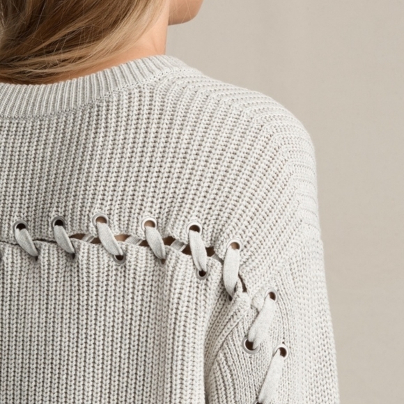 ALLSAINTS Aria Laced Short Jumper - Picture 3 of 15